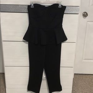 Black party jumpsuit size M